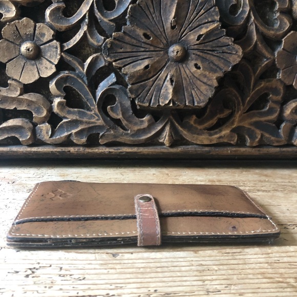 RARE Patricia Nash Signature Map Pitelli Bifold Leather Wallet - Picture 6 of 17